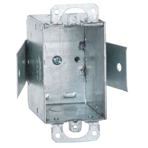 raco 2 1 2 one gang metal old work box|raco recessed electrical box.